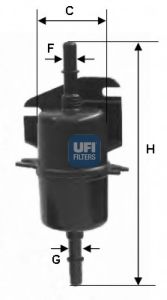 UFI 3174000 Топливный фильтр UFI для FIAT
