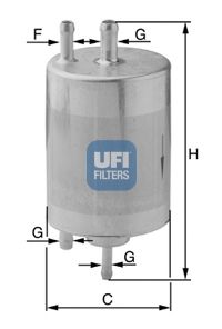 UFI 3184100 Топливный фильтр для CHRYSLER