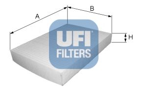 UFI 5300600 Фильтр салона для VOLKSWAGEN PASSAT