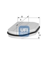 UFI 5300700 Фильтр салона для CHRYSLER