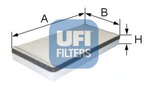 UFI 5316200 Фильтр салона для JAGUAR