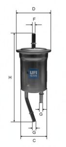 UFI 3182800 Топливный фильтр для KIA RIO