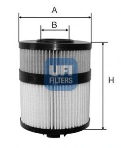 UFI 2510800 Масляный фильтр UFI для OPEL