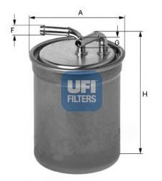 UFI 2401600 Топливный фильтр для AUDI A1