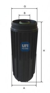 UFI 6508700 Масляный фильтр UFI 