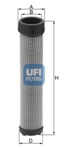 UFI 2743000 Воздушный фильтр UFI 