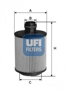 UFI 2508800 Масляный фильтр UFI для CHEVROLET