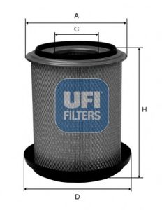 UFI 2763800 Воздушный фильтр UFI 
