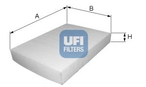 UFI 5320700 Фильтр салона UFI для FORD