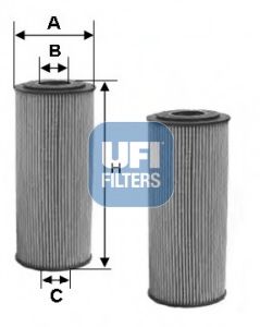 UFI 2513300 Масляный фильтр UFI для MERCEDES-BENZ