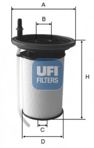 UFI 2605200 Топливный фильтр UFI для ALFA ROMEO
