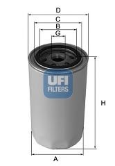 UFI 2357700 Масляный фильтр UFI 
