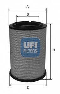 UFI 2760800 Воздушный фильтр UFI 