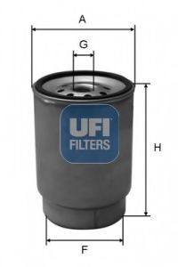 UFI 2403501 Топливный фильтр UFI для MAN