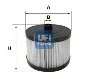 UFI 2514500 Масляный фильтр UFI для RENAULT GRAND SCENIC