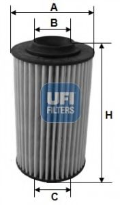 UFI 2516300 Масляный фильтр UFI для SAAB