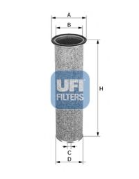 UFI 2757200 Воздушный фильтр UFI 
