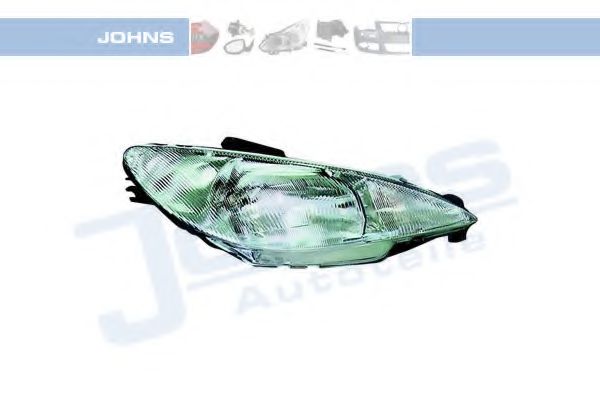 JOHNS 572610 Основная фара для PEUGEOT 206 хэтчбек (2A/C)