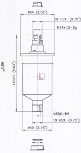 SOFIMA S1676B Топливный фильтр SOFIMA 