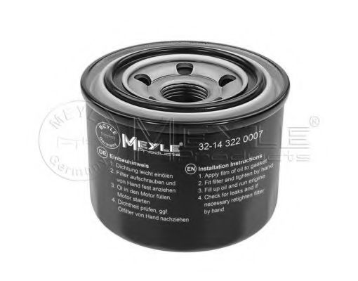 MEYLE 32143220007 Масляный фильтр MEYLE для MITSUBISHI GRANDIS
