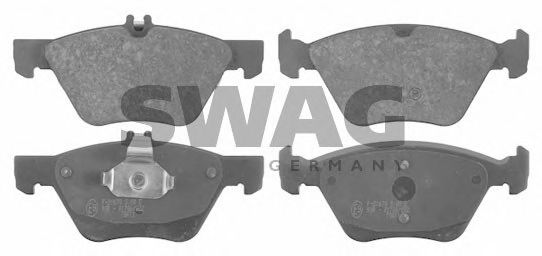 SWAG 10916028 Тормозные колодки SWAG для MERCEDES-BENZ