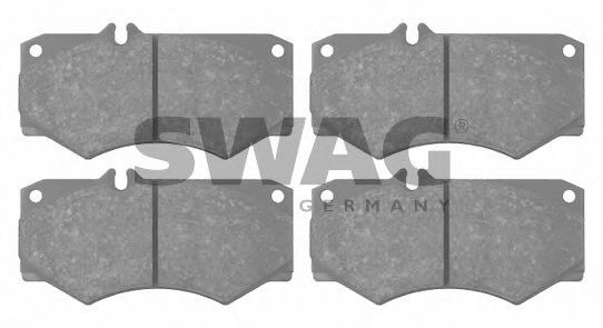 SWAG 10916033 Тормозные колодки SWAG для VOLKSWAGEN