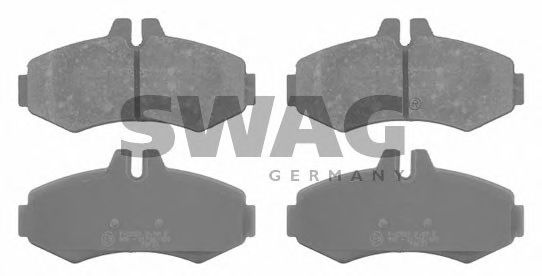 SWAG 10916094 Тормозные колодки SWAG для MERCEDES-BENZ