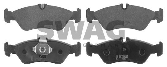 SWAG 10916160 Тормозные колодки SWAG для MERCEDES-BENZ