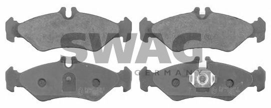 SWAG 10916162 Тормозные колодки SWAG для VOLKSWAGEN