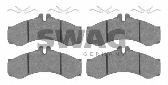SWAG 10916164 Тормозные колодки SWAG для VOLKSWAGEN
