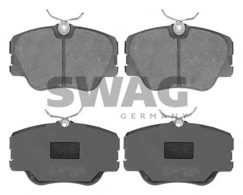 SWAG 10916193 Тормозные колодки SWAG для MERCEDES-BENZ