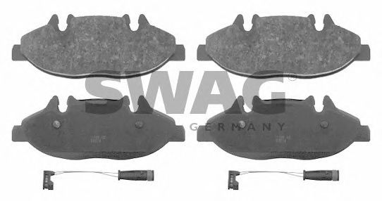 SWAG 10916487 Тормозные колодки SWAG для MERCEDES-BENZ