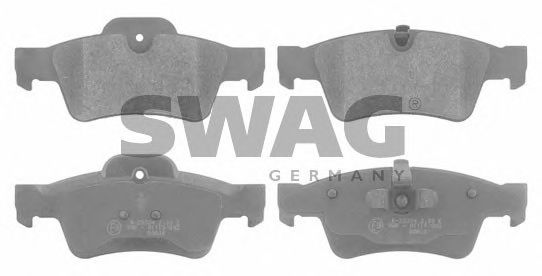 SWAG 10916615 Тормозные колодки SWAG для MERCEDES-BENZ