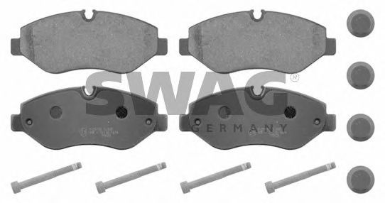 SWAG 10916710 Тормозные колодки SWAG для MERCEDES-BENZ