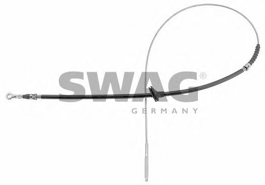 SWAG 10917291 Трос ручного тормоза SWAG 