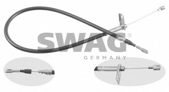 SWAG 10919957 Трос ручного тормоза SWAG 