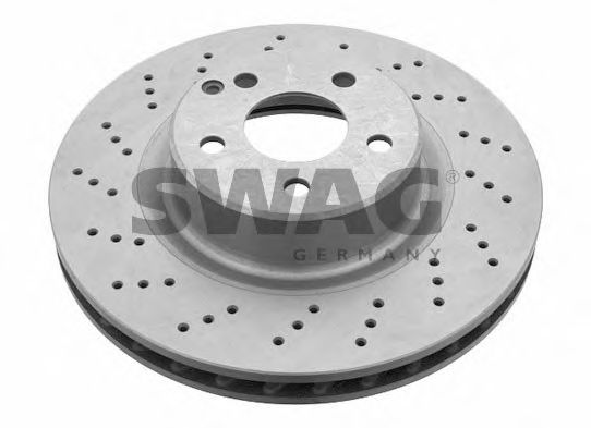 SWAG 10921086 Тормозные диски SWAG для MERCEDES-BENZ