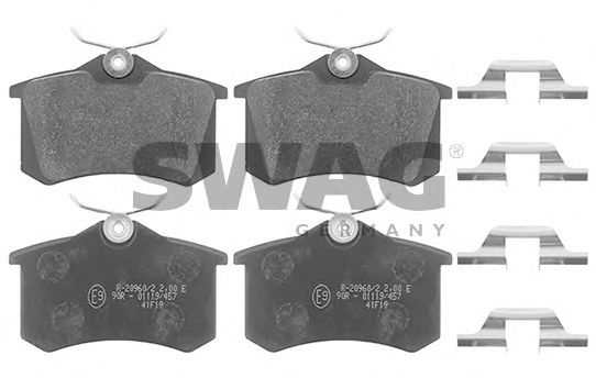 SWAG 30116216 Тормозные колодки SWAG 