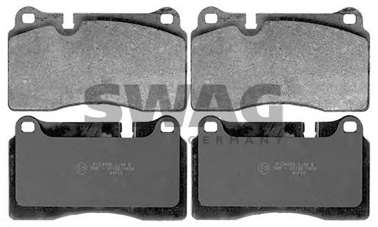 SWAG 30116219 Тормозные колодки SWAG для AUDI