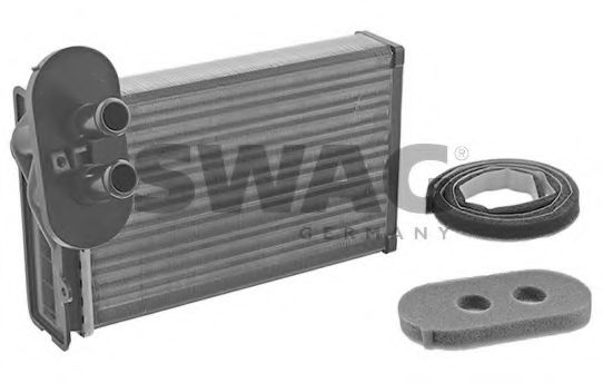 SWAG 30911089 Радиатор печки для VOLKSWAGEN