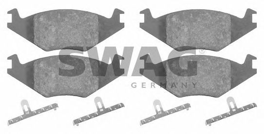 SWAG 30916011 Тормозные колодки SWAG для SEAT