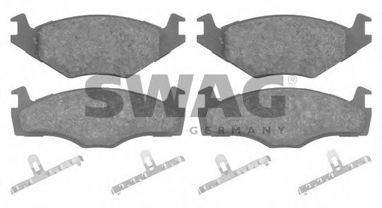 SWAG 30916012 Тормозные колодки SWAG для VOLKSWAGEN