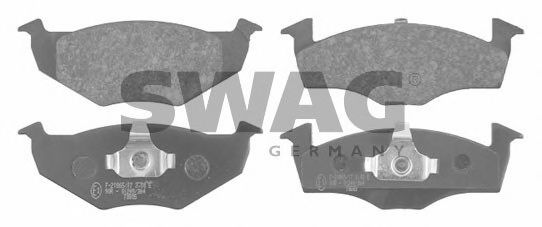 SWAG 30916044 Тормозные колодки для VOLKSWAGEN AMAROK