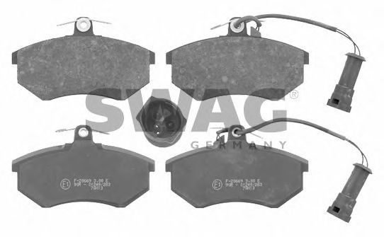 SWAG 30916066 Тормозные колодки SWAG для AUDI