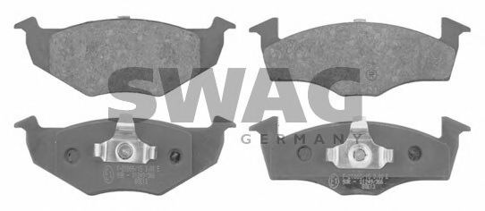 SWAG 30916072 Тормозные колодки SWAG для VOLKSWAGEN