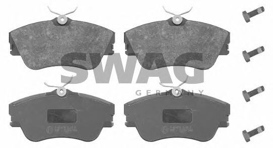 SWAG 30916304 Тормозные колодки SWAG для VOLKSWAGEN