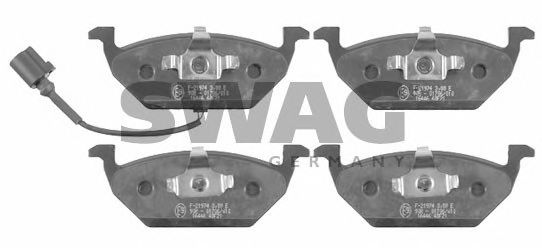 SWAG 30916446 Тормозные колодки SWAG для AUDI