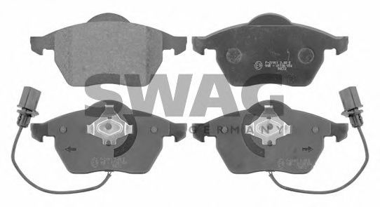 SWAG 30916447 Тормозные колодки SWAG для AUDI