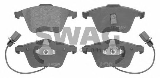 SWAG 30916455 Тормозные колодки SWAG для AUDI