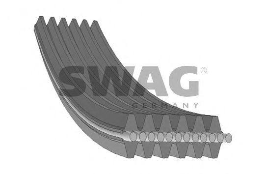 SWAG 30934459 Ремень генератора SWAG для SKODA